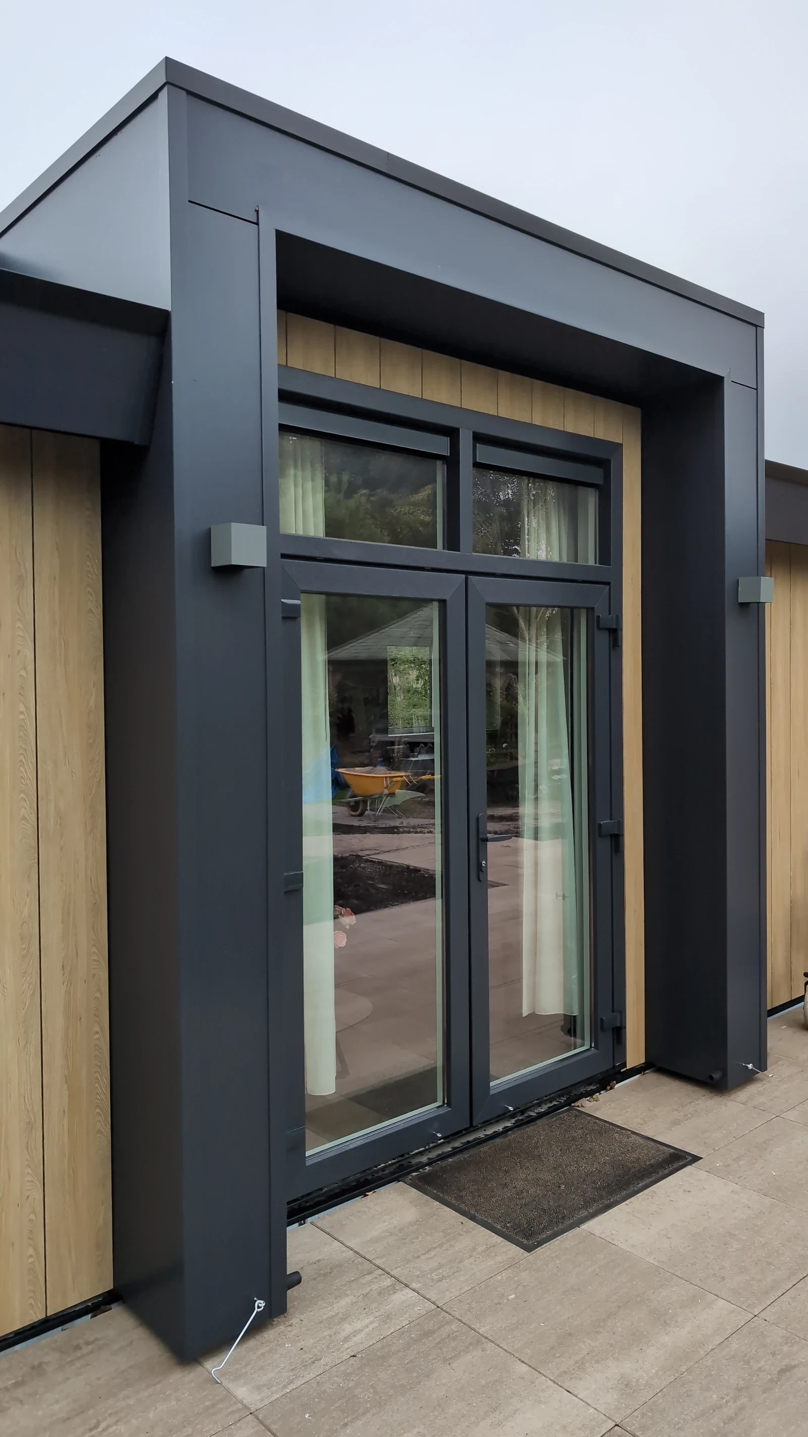 Voorgevel van een mantelzorgwoning