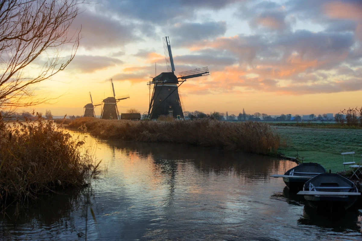 Impressie van de windmolens van Leidschendam-Voorburg