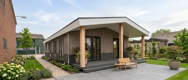 Hoogwaardig afgewerkte mantelzorgwoning