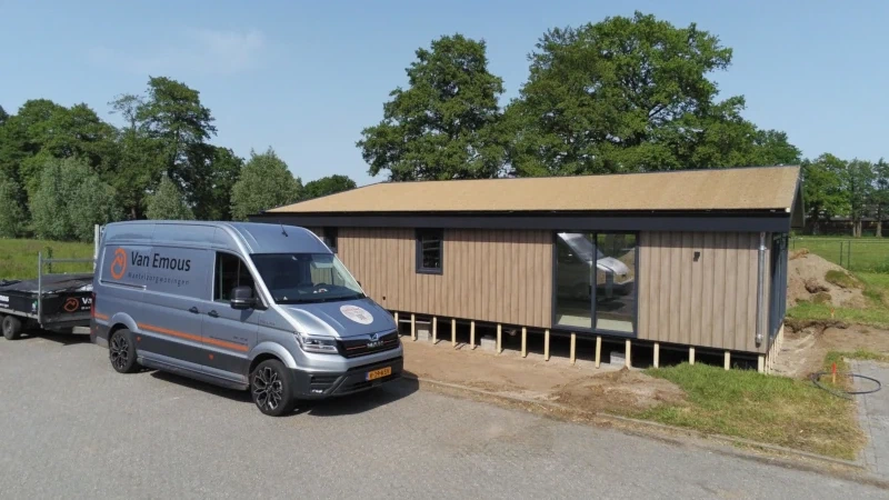 De woning is bijna klaar voor gebruik
