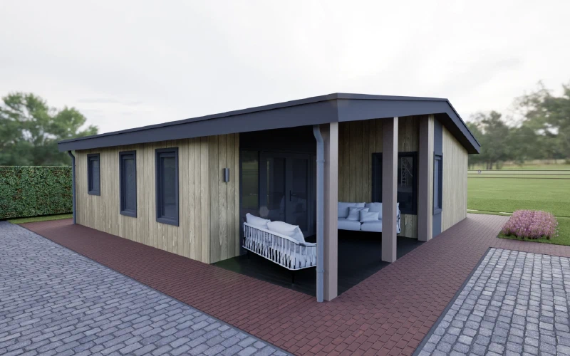 Impressie van model Maas